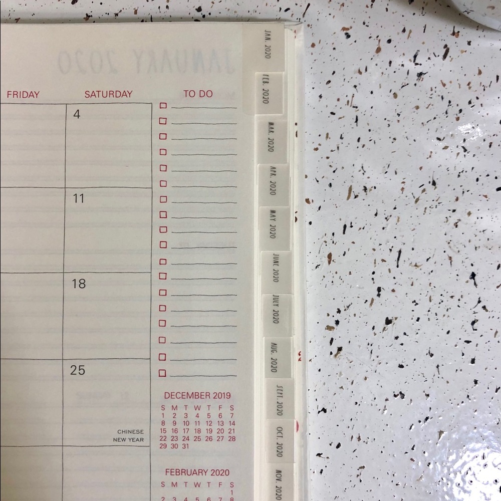 Rae Dunn “Blessed” 2020 Planner - Picture 5 of 6